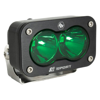 Baja Designs® - S2 Sport™ 3"x2" 12W Rectangular Spot Beam Green LED Light