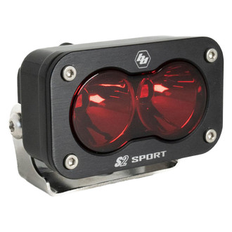 Baja Designs® - S2 Sport™ 3"x2" 12W Rectangular Spot Beam Red LED Light