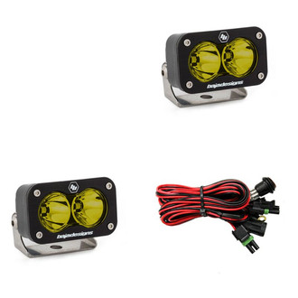 Baja Designs® - S2 Sport™ 3"x2" 2x12W Rectangular Spot Beam Amber LED Lights