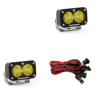 Baja Designs® - S2 Sport™ 3"x2" 2x12W Rectangular Wide Cornering Beam Amber LED Lights