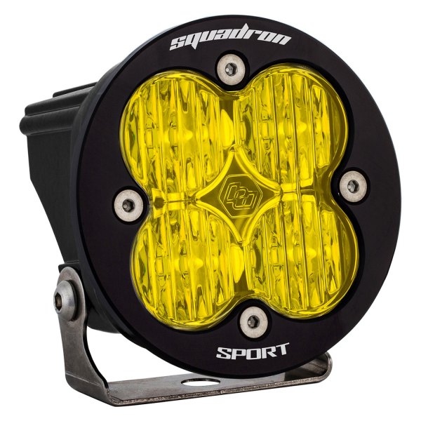 Baja Designs® - Squadron-R Sport™ 3" 26W Round Wide Cornering Beam Amber LED Light