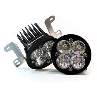 Baja Designs® - Fog Light Location Mounted Squadron-R Pro™ 3" 2x40W Round Wide Cornering Beam LED Light Kit