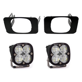 Baja Designs® - Fog Light Location Mounted Squadron Sport™ 3" 26W Square Driving/Combo Beam LED Light Kit