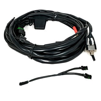 Baja Designs® - Wiring Harness for OnX6/XL Series Hi-Power with Toggle Switch for 2xXL™ or OnX6™ Lights