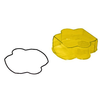 Baja Designs® - Square Amber Plastic Spot Beam Lens for LP6™