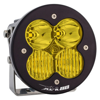 Baja Designs® - XL-R 80™ 4.43" 80W Round Driving/Combo Beam Amber LED Light