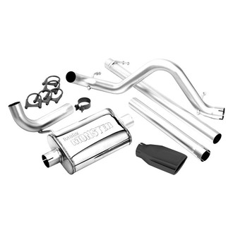 Banks® - Monster™ Stainless Steel Cat-Back Exhaust System with Single Rear Exit