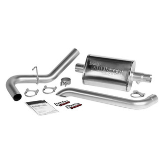 Banks® - Monster™ Stainless Steel Cat-Back Exhaust System with Single Rear Exit
