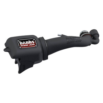 Banks® - Plastic Black Short Ram Air Intake System with Oiled Red Filter