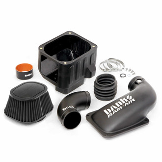 Banks® - Plastic Black Short Ram Air Intake System with Dry Black Filter