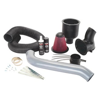 Banks® 49190 - Plastic Black Short Ram Air Intake System with Oiled Red Filter