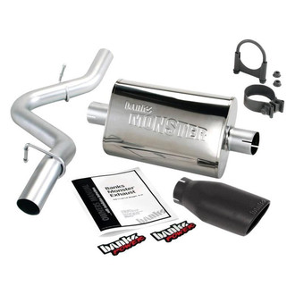 Banks® - Monster™ Stainless Steel Cat-Back Exhaust System with Single Rear Exit