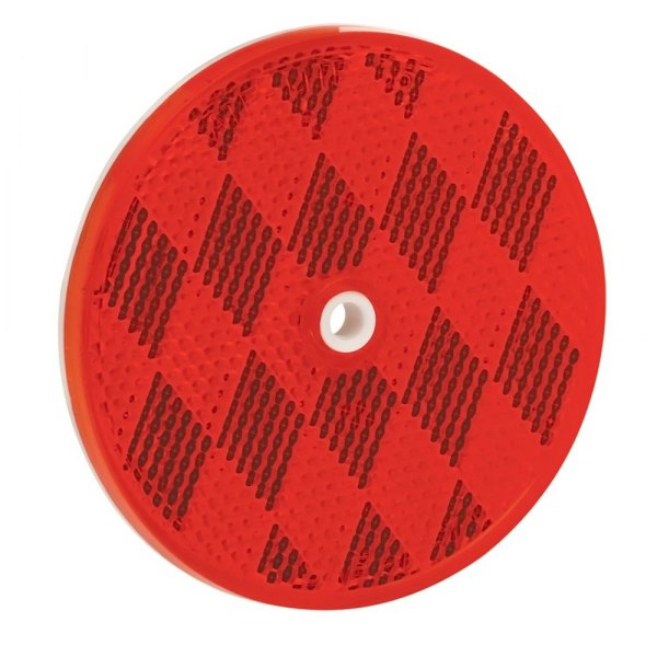 Bargman® - 3.2" Red Round Bolt-on Mount Reflector