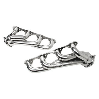 BBK® - Premium Series™ Steel Silver Ceramic Coated Short Tube Swap Exhaust Headers