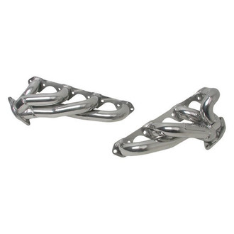 BBK® - Tuned Length Steel Silver Ceramic Coated Short Tube Exhaust Headers