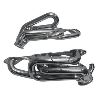 BBK® - Tuned Length Steel Silver Ceramic Coated Short Tube Exhaust Headers