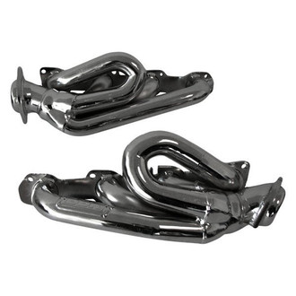 BBK® - Tuned Length Steel Silver Ceramic Coated Short Tube Exhaust Headers
