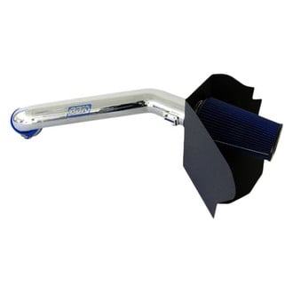 BBK® - Power-Plus Series® Aluminum Polished Cold Air Intake System with Blue Filter
