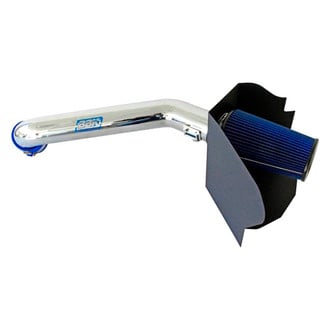 BBK® - Power-Plus Series® Aluminum Chrome Cold Air Intake System with Blue Filter