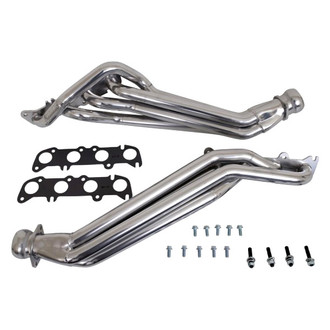 BBK® - CNC Series™ Steel Silver Ceramic Coated Long Tube Exhaust Headers