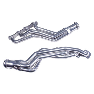 BBK® - CNC Series™ Steel Silver Ceramic Coated Long Tube Exhaust Headers