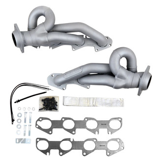 BBK® - CNC Series™ Steel Titanium Ceramic Short Tube Exhaust Headers