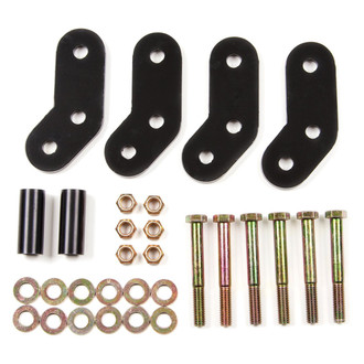 BDS Suspension® - 0.5" Front Leaf Spring Shackle Kit