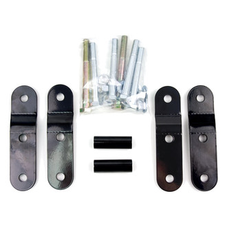 BDS Suspension® - 1" Rear Leaf Spring Shackle Kit
