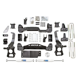 BDS Suspension® - 4" x 2.5" Standard Front and Rear Suspension Lift Kit