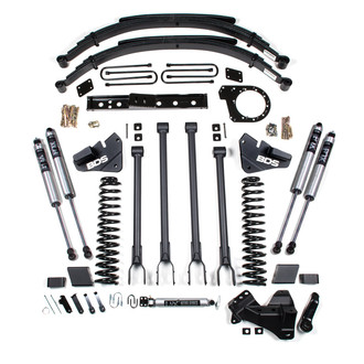 BDS Suspension® - 6" x 4" 4-Link Front and Rear Suspension Lift Kit