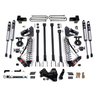 BDS Suspension® - 4" x 2" 4-Link Front and Rear Suspension Lift Kit