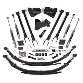 BDS Suspension® - 4" 4-Link Front and Rear Suspension Lift Kit