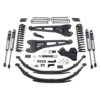 BDS Suspension® - 4" Radius Arm Front and Rear Suspension Lift Kit