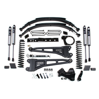 BDS Suspension® - 6" Radius Arm Front and Rear Suspension Lift Kit