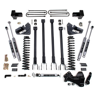 BDS Suspension® - 4" 4-Link Front and Rear Suspension Lift Kit