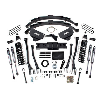 BDS Suspension® - 8" x 6" 4-Link Front and Rear Suspension Lift Kit