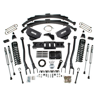 BDS Suspension® - 8" x 6" Standard Front and Rear Suspension Lift Kit