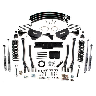 BDS Suspension® - 8" x 6" Standard Front and Rear Suspension Lift Kit