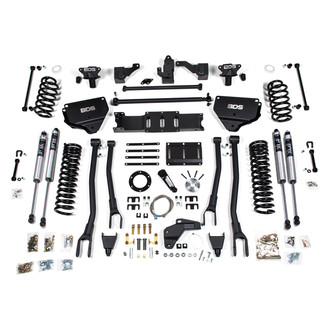 BDS Suspension® - 8" x 6" 4-Link Front and Rear Suspension Lift Kit