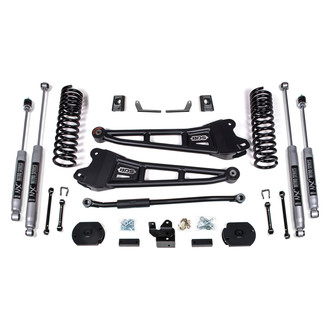 BDS Suspension® - 4" Radius Arm Front and Rear Suspension Lift Kit