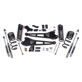 BDS Suspension® - 4" Radius Arm Front and Rear Suspension Lift Kit