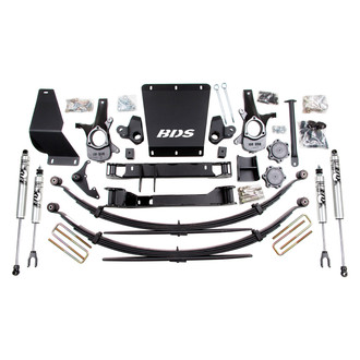 BDS Suspension® - 6" x 5.5" Standard Front and Rear Suspension Lift Kit