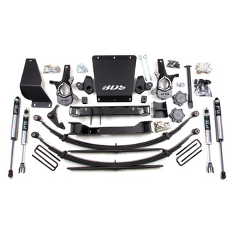 BDS Suspension® - 4.5" x 3.5" Spring Front and Rear Suspension Lift Kit