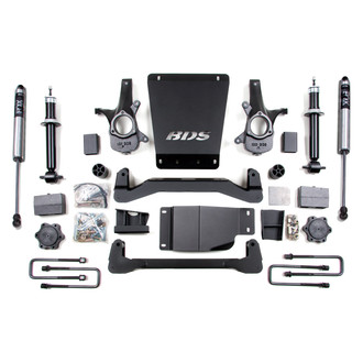 BDS Suspension® - 4" x 3" Block Front and Rear Suspension Lift Kit