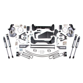 BDS Suspension® - 6" x 5" Add-a-Leaf Front and Rear Suspension Lift Kit