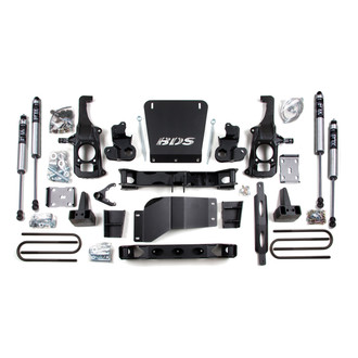 BDS Suspension® - 6.5" x 5" Block Front and Rear Suspension Lift Kit