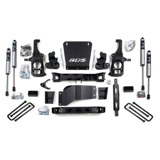 BDS Suspension® - 6.5" x 3" Block Front and Rear Suspension Lift Kit