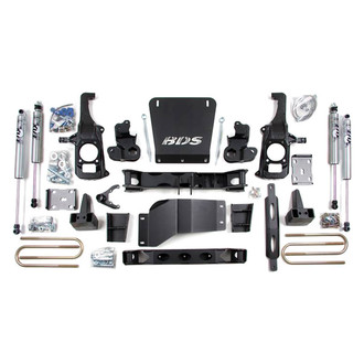 BDS Suspension® - 6.5" x 3" Standard Front and Rear Suspension Lift Kit