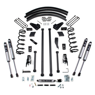 BDS Suspension® - 4.5" x 4.5" Long Arm Front and Rear Suspension Lift Kit