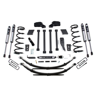 BDS Suspension® - 4.5" x 4.5" Spring Front and Rear Suspension Lift Kit